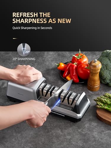 Reemix 4-Stage Electric Knife Sharpener with Repair Function — view 4