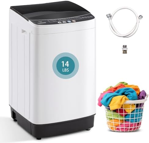 Portable Washing Machine 1.9 Cu.Ft, Full Automatic 10 Programs