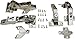 Blum 1/2" Overlay, Face Frame Hinge Kit for Pie-Corner Cabinets