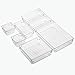 Produktbild Accevo 7 Stücke Schubladen Organizer , Make up Organizer , 4 Verschiedene Größen Schubladen Ordnungssystem , Transparenter Schubladen Ordnungssystem für Küche Büro Schminktisch Badezimmer