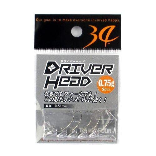 34 ドライバーヘッド 0.5~3.0g 0.75g