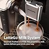 PHILIPS 3300 Series Fully Automatic Espresso Machine with LatteGo Milk System and integrated grinder, 6 Hot & Iced Coffee Pre-Sets, 40% Quieter SilentBrew, 15-Bar Pressure, Glossy Black (EP3341/50)