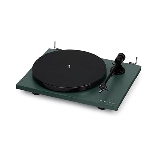 Triangle – Platine Vinyle Lunar 1 – Platine Vinyle Manuelle 33/45 Tours à Entrainement par Courroie – Cellule OM-5E intégrée – 420 x 112 x 330 mm – Vert - Les Beatles, Paul McCartney, John Lennon, RIngo Starr, George Harrison