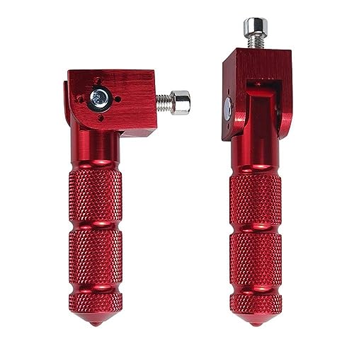 Pédales pliantes moto avec axe 8mm pour une stabilité maximale en scooter et gros cube
