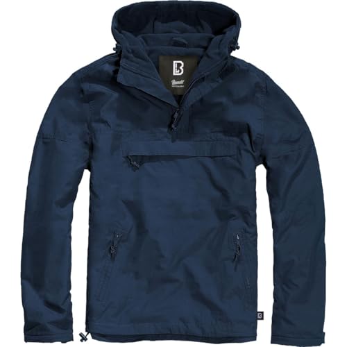 Image of Men's Fleece-Lined Quarter Zip Windbreaker Pullover