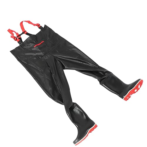 Wader de pêche antidérapant et imperméable avec bottes intégrées - 4