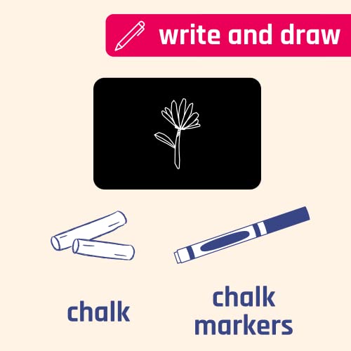 50-Pack, Large Chalkboard Labels Stickers, Erasable and Reusable - 15 x 10 cm - Image 4