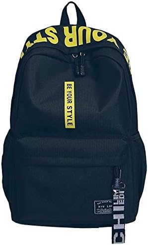 Amazon アイリューズ ロゴ リュック バックパック レデース 黄 文化祭 Fashion 書類 女子高校生 バレンタイン バッグ ファスナー 対応 肩 レヂース 紳士 社会人 Unisex シンプル 黒 ウウェスト 高見え 柄 Women S 50代 Canvas ボトルホルダー ママバッグ Way