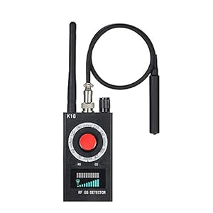 UNKNOK RF Signal Scanner Radio Anti-spy Hidden Camera Detector GSM Audio Wireless Bug Signal Alarm Sweeper Finder GPS…