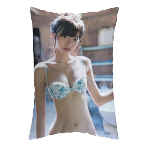 For 武田玲奈 53 枕カバー ロング枕カバー 両面印刷 柔らかく生地 横寝用抱き枕 向き寝 室内装飾 20"x30"