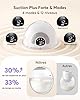 Haokoo K9 Tire Lait Electrique Main Libre avec capuchon anti-poussière - aspiration puissante, silencieux et anti-fuite, 4 modes, 12 niveaux, longue autonomie, Téterelles 17/19/21/24/27 mm (2 unités)