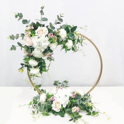 Image of Metal Round Stand Gold Colour Big Stand Golden Metal Stand for Resin Clock, Resin Frame, Resin Coaster, Home Decoration (10 Inch)