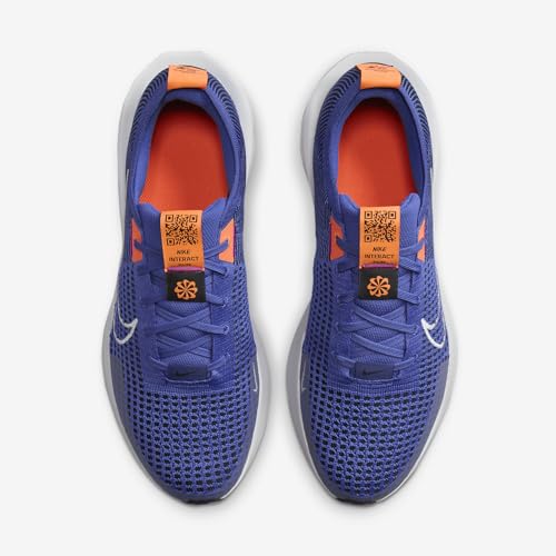 Nike Interact Run Men's Road Running Shoes (FD2291-404, Astronomy Blue/Hyper Crimson/Black/Pure Platinum) Size 10.5