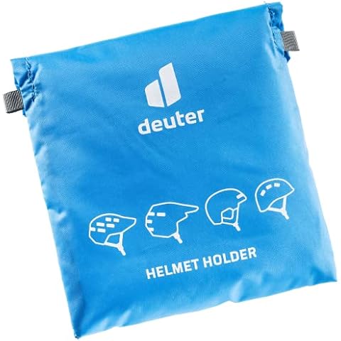Deuter Helmet Holder - Backpack Accessory for Climbing, Biking, and Skiing - Black Cover