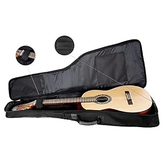 Rocktile Housse pour guitare classique 1/2 – rembourré avec bretelles (noir) - Les Beatles, Paul McCartney, John Lennon, RIngo Starr, George Harrison Rocktile Housse pour guitare classique 1/2 – rembourré avec bretelles (noir) – Image 6