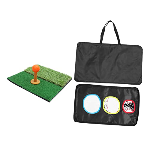 WHAMVOX Folding Golf Practice Net Training Tool Portable Chipping Mat for Beginners Easy Setup for Swing Accuracy Training