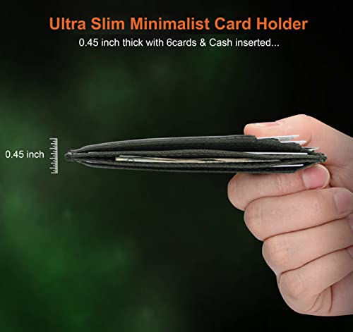 URBAN FOREST Green Chris Leather Card Holder for Men 4 41evXQFlcpL