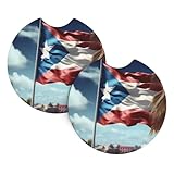 precio pintar puerta coche bmw El papel pintado de WHJSHOP con diseño de bandera de Puerto Rico está hecho de goma de cloropreno duradera, lo que garantiza que pueda soportar temperaturas extremas mientras que es impermeable, de secado rápido e inodoro, por lo que es el accesorio perfecto para los portavasos de tu vehículo.