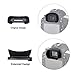 JJC 2 Types Viewfinder Eyecup Eyepiece for Canon 7D Mark II 5D Mark III IV 5Ds 1D Mark III IV 1Dx Mark II III 1Ds Mark III, Soft Long Design + Orignal Eyeshape Replaces Canon Eg Eye Cup