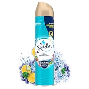 Glade Duftspray für langanhaltende Frische in allen Räumen, Lufterfrischer Spray, Ocean Adventure, 1er Pack (1 x 300 ml)