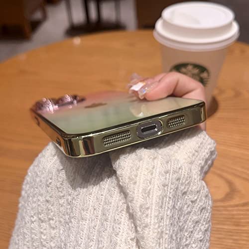 Coque de Luxe en placage PC dégradé pour iPhone 14 Pro Max élégante et robuste