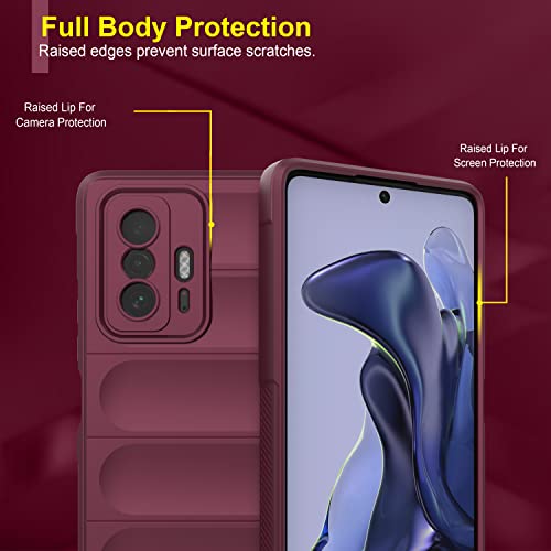 Image of Amazon Brand - Solimo Cover for Mobile Phone (Silicone Plum)