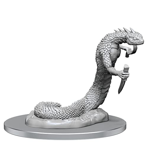 Serpentfolk figurines non peintes WizKids W4 pour soirées JDR