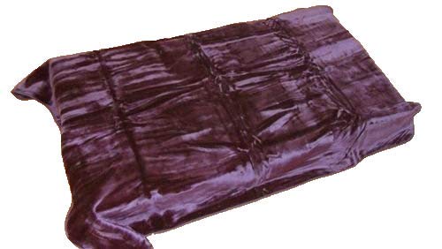 Solaron King Solid Color Korean Mink Blanket - Purple #TOP6