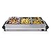 Tristar Scaldavivande Buffet in Acciaio Inox, 300 W, Termostato Regolabile, 4 Contenitori con Coperchio, Funzione Piastra Riscaldante e Mantieni Caldo, Argento, BP-6285