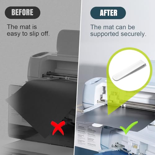 Lenink Halterung Verlängerung Erweiterung Unterstützung kompatibel mit Cricut Maker und Cricut Maker 3 Schneidemaschine Zubehör für 30.5 cm (12\ x 12\) Schneidematte (um große Matte zu Halten)
