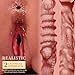 Male Masterburbatar,Hands Free Male Masterburbatar Silicone Life Size Pussycats Pocket Puzzy Machine Masturebastorfor Men Adult Tools Sucking Silent Toy Realistic Underwear Z01161 (Brown 2)
