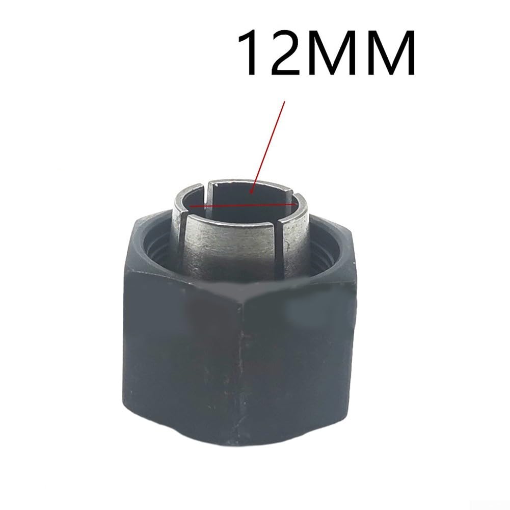 Pinze per fresatrice da 12 mm, 12,7 mm, per lavorazione del legno, macchine utensili per incisione e rifilatura, compatibile con DW6212 DW616 DW616M DW618 DW621K (12 mm)