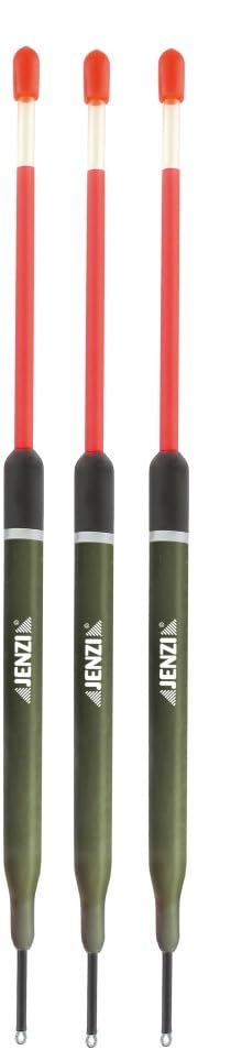 blntackle76 Set of 3 Jenzi Glow Stick Floats 8, 10, 15 g Zander Float with Colour Antenna, Predator Float, Running Float