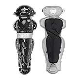 All-Star Top Star Series Leg Guards - Black, 13.5', Ages 9-12 - Baseball Accessories, Baseball Equipment Kit