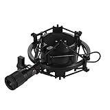 ETOPARS Universal Microphone Shock Mount Mic Anti Vibration Suspension Studio Shock Mount Holder Clip 50mm for 48mm-60mm Diameter Condenser Mic Black - Image 6