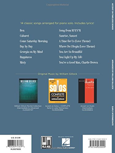 Accent on Timeless Songs: 14 Songs for Piano Solo National Federation of Music Clubs 2024-2028 Selection - Image 2