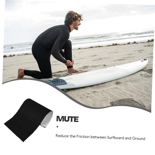 WOONEKY Surfboard Skid Pad Surf Decor Eva Surfing Traction Pad Surfboard Non-Slip Pads Surfboard Nonslip Pads Adhesive Tail Pads Surfing Supplies Nonslip Mat Surf Changing Mat Tail Mat