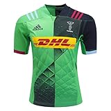 adidas Harlequins Away Rugby Jersey, Medium Green