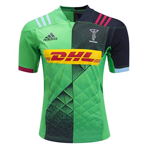 adidas Harlequins Away Rugby Jersey, Small Green