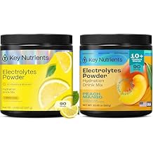 KEY NUTRIENTS Electrolytes Powder Lemonade 90 Servings + Peach Mango 90 Servings