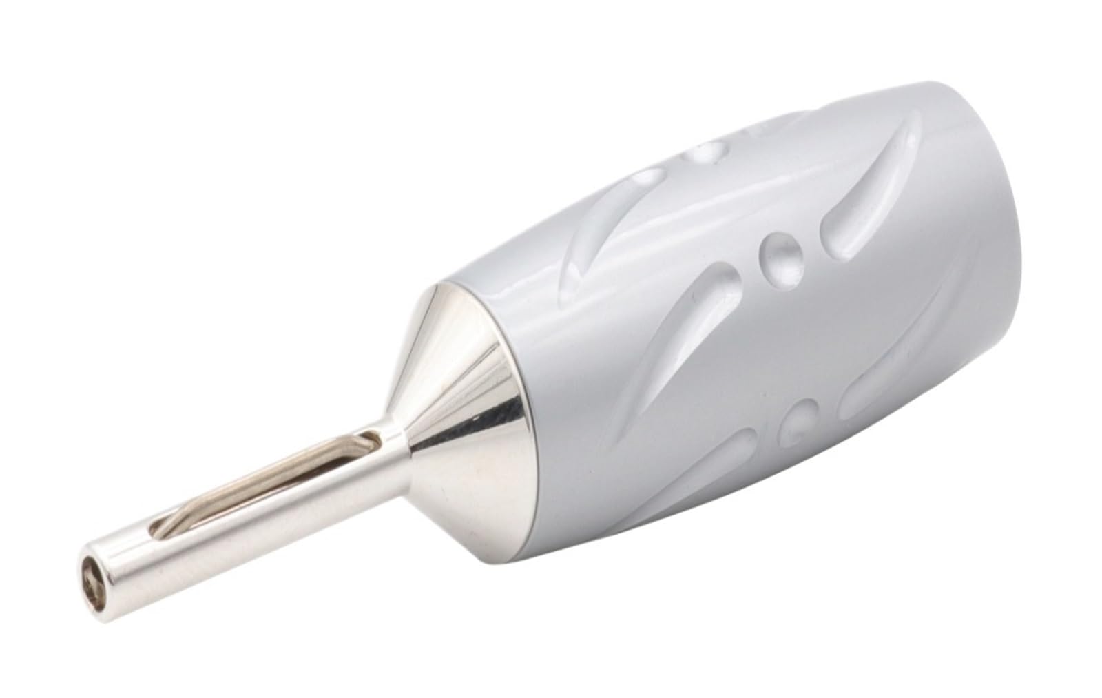Conector de Cable de altavoz AMP, conector Banana de cobre chapado en rodio, extremo de 4mm for poste de encuadernación, 4 Uds.