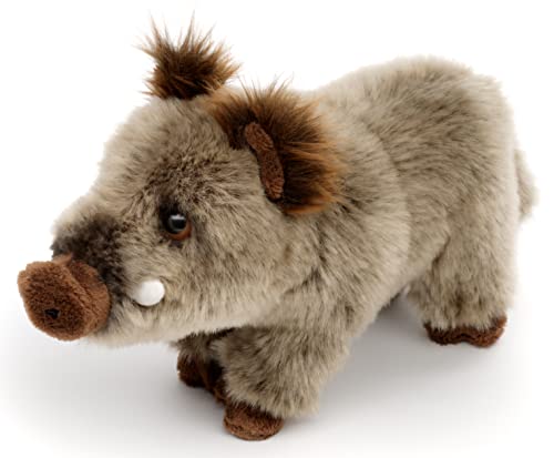 Uni-Toys - Wildschwein, stehend - 25 cm (Länge) - Plüsch-Schwein, Wildschwein - Plüschtier, Kuscheltier