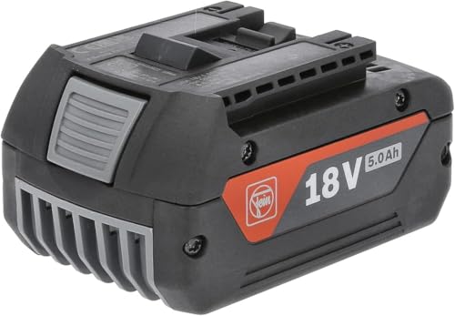 FEIN GBA 18 V battery (5.0 Ah capacity), Compatible with all cordless tools using the AMPShare or Bosch Professional 18 V battery socket