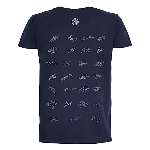 Inter Champions Shirt Camisetas, Azul Marino, L Unisex Adulto