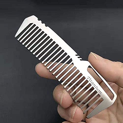 Peine portátil de titanio antiestático para cabello miniatura 5