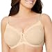 Glamorise Women's Plus Size Elegance Underwire Lace Bra, Nude, 44DD