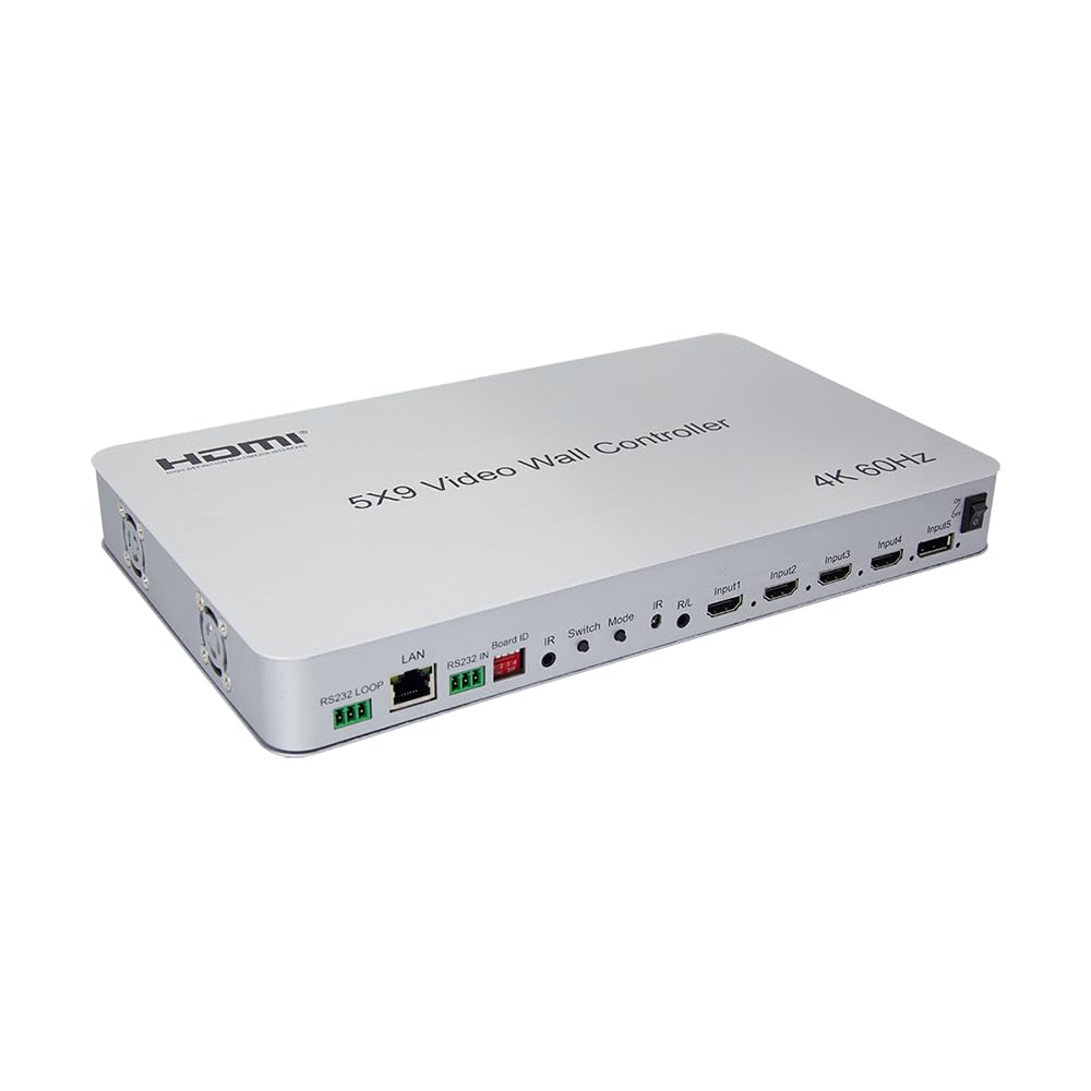 TW59 5x9 4K 60HZ HDMI Video Wall Controller Video Wall Controller supporta la rotazione di 90° e 180°