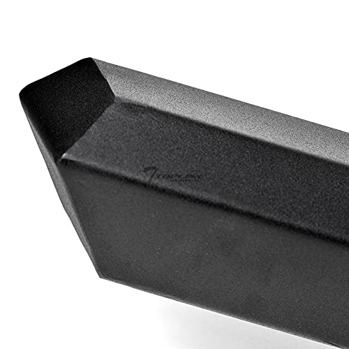 Estribos laterales negros mate para Dodge Ram 1500 y 2500 miniatura 6