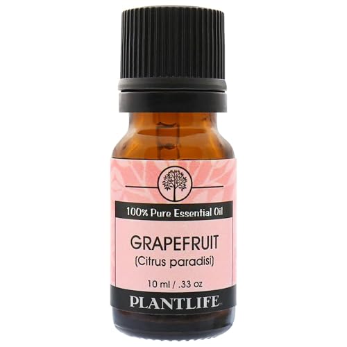 Plantlife Grapefruit Aromatherapy Essential Oil - Straight from The Plant 100% Pure Therapeutic Grade - No Additives or Fillers - 10 ml
