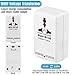 110V to 220V Step Up & Down Power Voltage Converter Watt Transformer for Travel